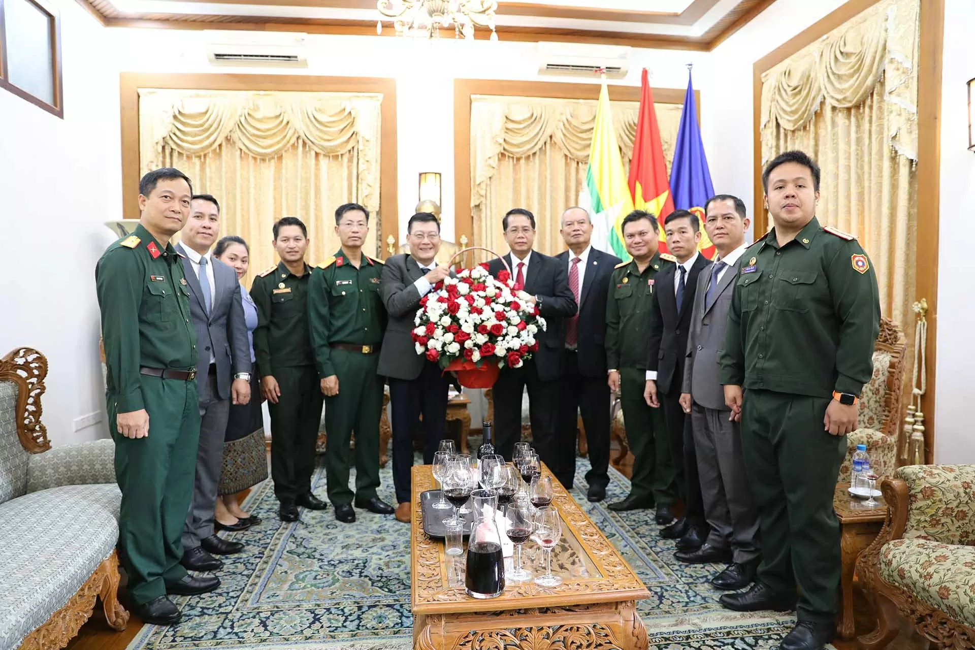 Đại sứ quán Lào tại Myanmar chúc mừng 80 năm Quốc khánh Việt Nam