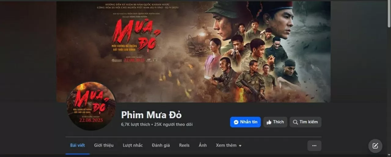 PHIM MƯA ĐỎ 'CHẠM' TRÁI TIM NGƯỜI TRẺ PHIM MƯA ĐỎ 'CHẠM' TRÁI TIM NGƯỜI TRẺ