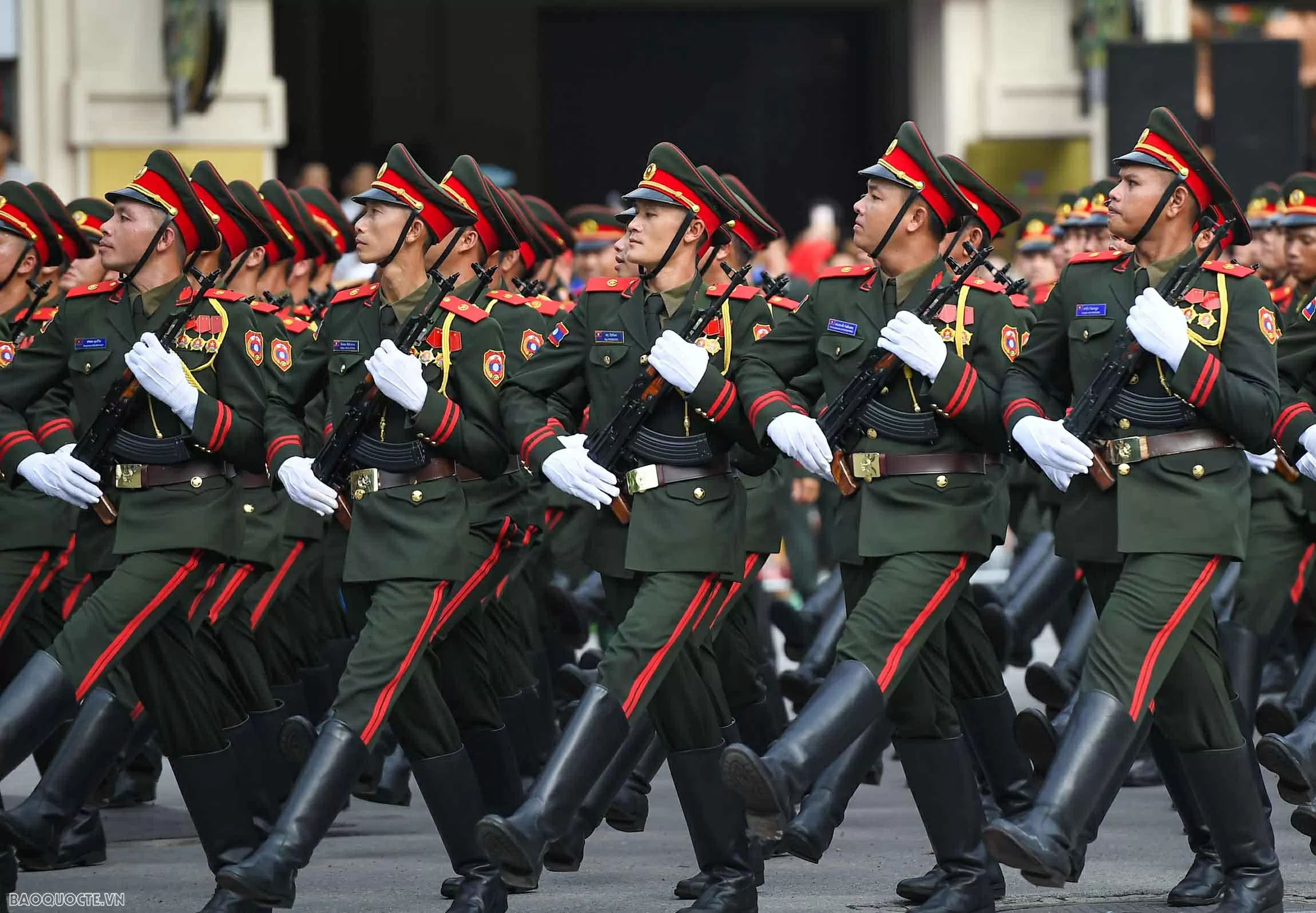 Ngắm 4 khối quân nhân nước ngoài tại tổng duyệt diễu binh Quốc khánh Ngắm 4 khối quân nhân nước ngoài tại tổng duyệt diễu binh Quốc khánh