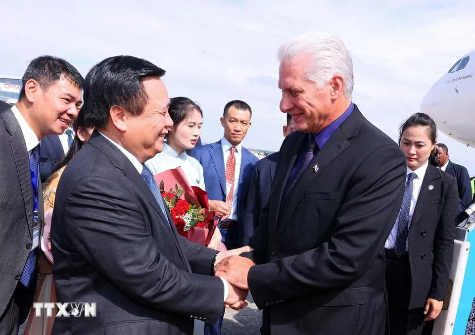 Bí thư Thứ nhất, Chủ tịch nước Cuba bắt đầu thăm cấp Nhà nước tới Việt Nam Bí thư Thứ nhất, Chủ tịch nước Cuba bắt đầu thăm cấp Nhà nước tới Việt Nam