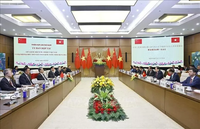 Chủ tịch Quốc hội Trần Thanh Mẫn hội đàm với Ủy viên trưởng Nhân đại toàn quốc Trung Quốc Triệu Lạc Tế Chủ tịch Quốc hội Trần Thanh Mẫn hội đàm với Ủy viên trưởng Nhân đại toàn quốc Trung Quốc Triệu Lạc Tế