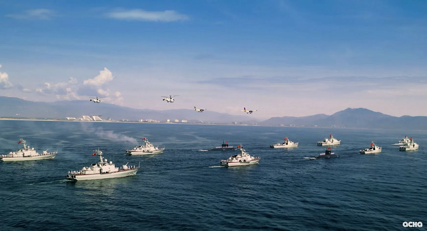 Lực lượng vũ trang trên biển phô diễn sức mạnh trong diễu binh kỷ niệm 80 năm Quốc khánh Lực lượng vũ trang trên biển phô diễn sức mạnh trong diễu binh kỷ niệm 80 năm Quốc khánh