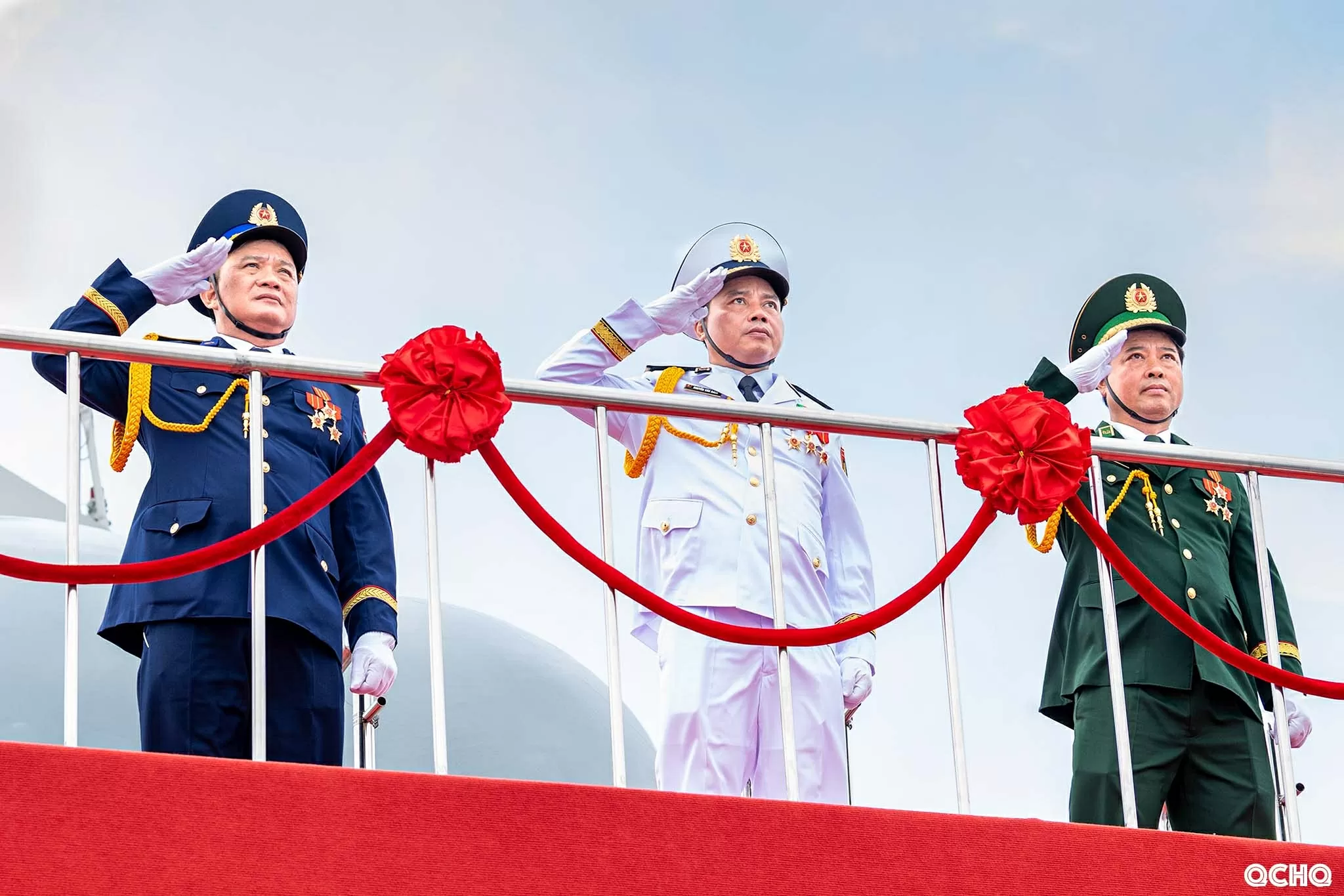 Lực lượng vũ trang trên biển phô diễn sức mạnh trong diễu binh kỷ niệm 80 năm Quốc khánh