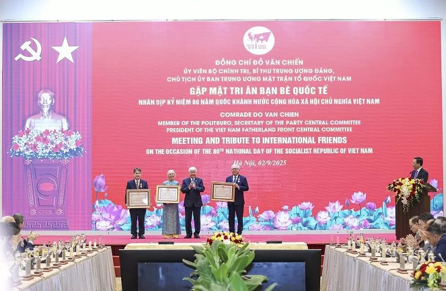 Tri ân tình cảm và đóng góp của bạn bè quốc tế dành cho Việt Nam