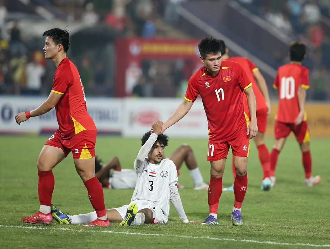 U23 châu Á 2026: U23 Việt Nam toàn thắng vòng loại, động viên đồng nghiệp Yemen U23 châu Á 2026: U23 Việt Nam toàn thắng vòng loại, động viên đồng nghiệp Yemen