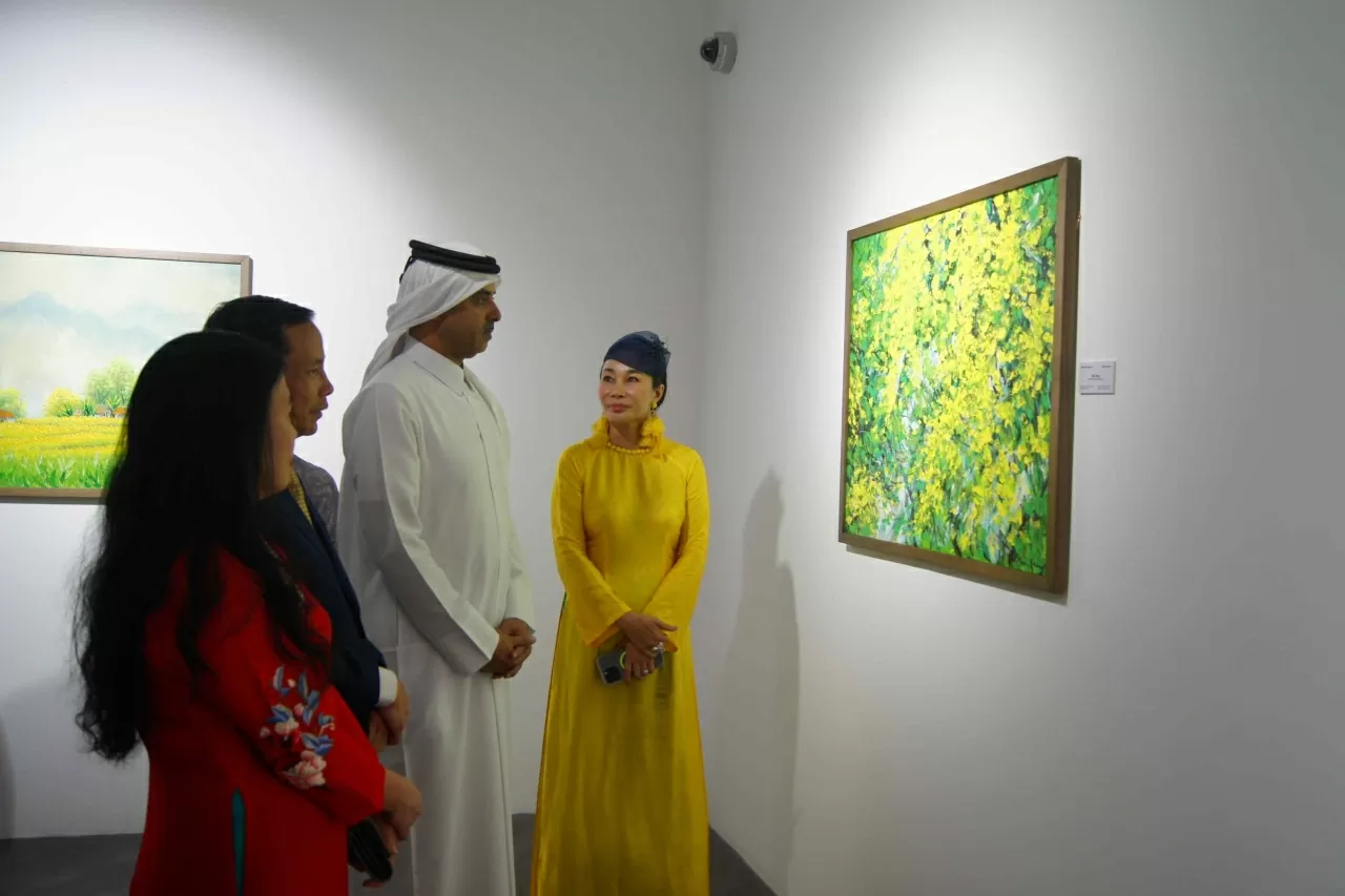Khai mạc triển lãm mỹ thuật Việt Nam tại Làng Văn hoá Katara, Qatar