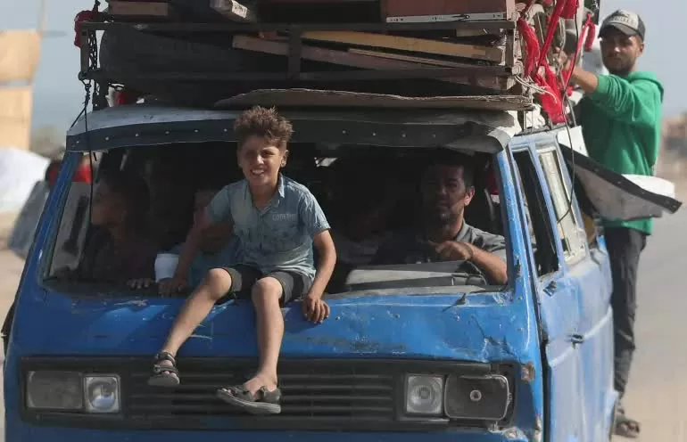 Di tản khỏi gaza