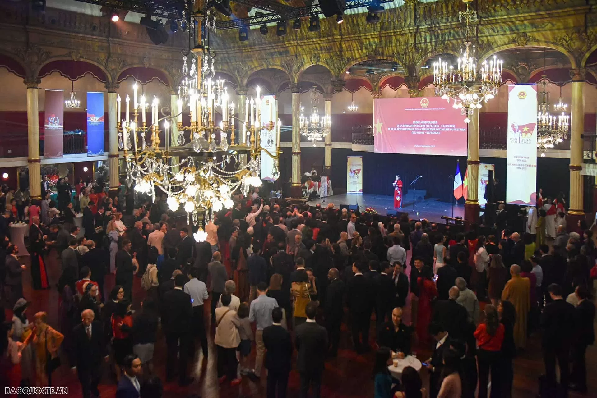 Đại sứ quán Việt Nam tại Pháp tổ chức kỷ niệm 80 năm Quốc khánh 2/9 Đại sứ quán Việt Nam tại Pháp tổ chức kỷ niệm 80 năm Quốc khánh 2/9