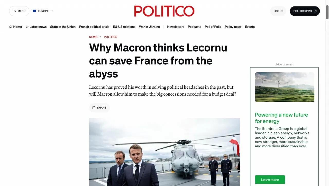 Vì sao Macron tin rằng Lecornu có thể cứu nước Pháp khỏi vực thẳm