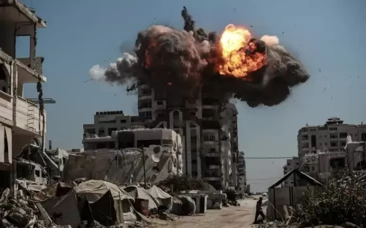 Xung đột Dải Gaza: Israel mở cuộc tấn công trên bộ vào thành phố Gaza, Tổng thống Mỹ ra tối hậu thư cho Hamas. (Nguồn: Anadolu)