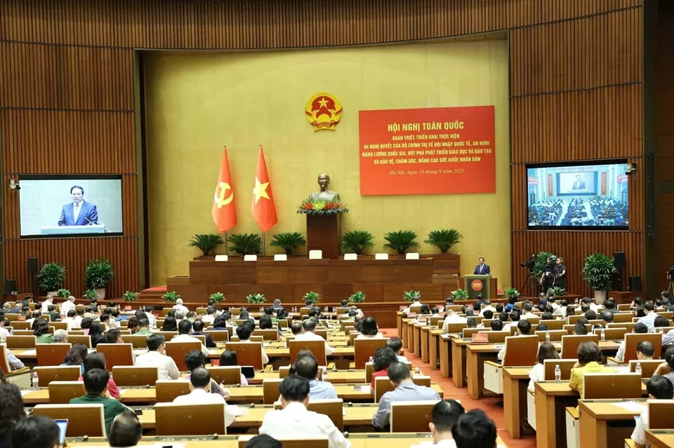 Hội nghị toàn quốc quán triệt, triển khai thực hiện 4 Nghị quyết của Bộ Chính trị