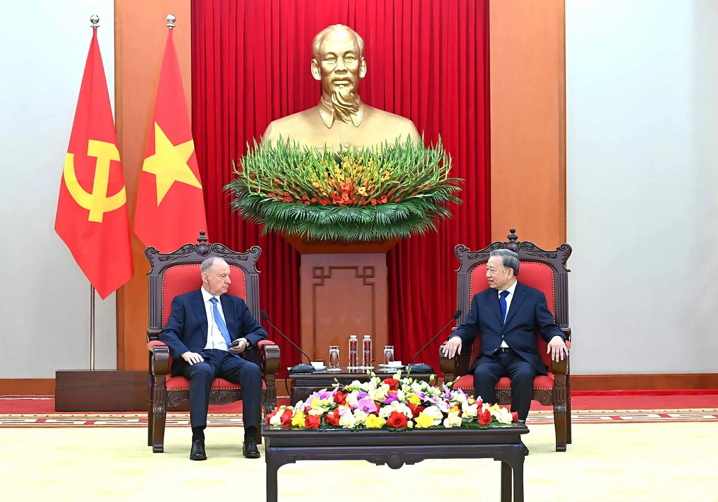 Tổng Bí thư Tô Lâm tiếp Trợ lý Tổng thống, Chủ tịch Hội đồng Biển Liên bang Nga