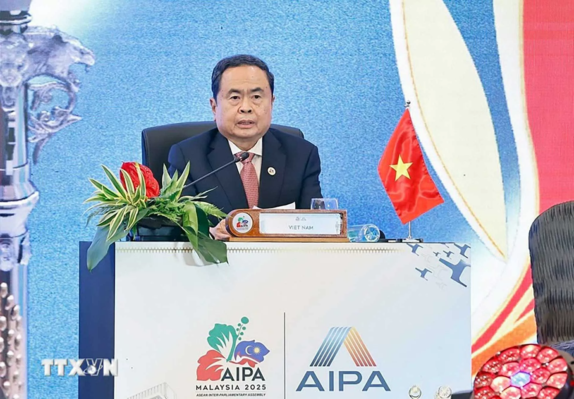Chủ tịch Quốc hội Trần Thanh Mẫn tham dự và phát biểu tại phiên toàn thể thứ nhất Đại hội đồng AIPA-46 Chủ tịch Quốc hội Trần Thanh Mẫn tham dự và phát biểu tại phiên toàn thể thứ nhất Đại hội đồng AIPA-46