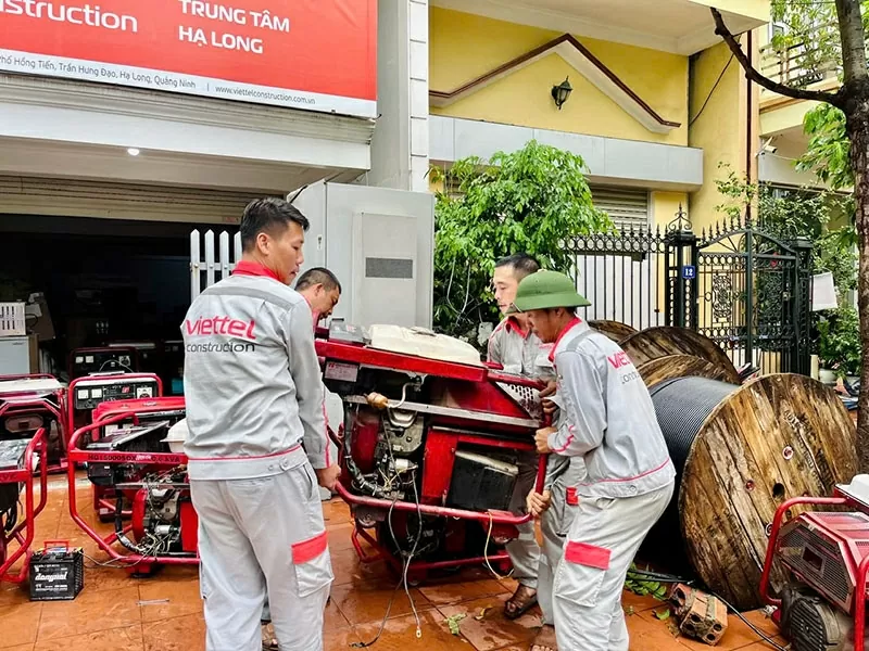 Viettel: Chắc chắn duy trì mạng lưới trong và sau bão Ragasa (bão số 9)