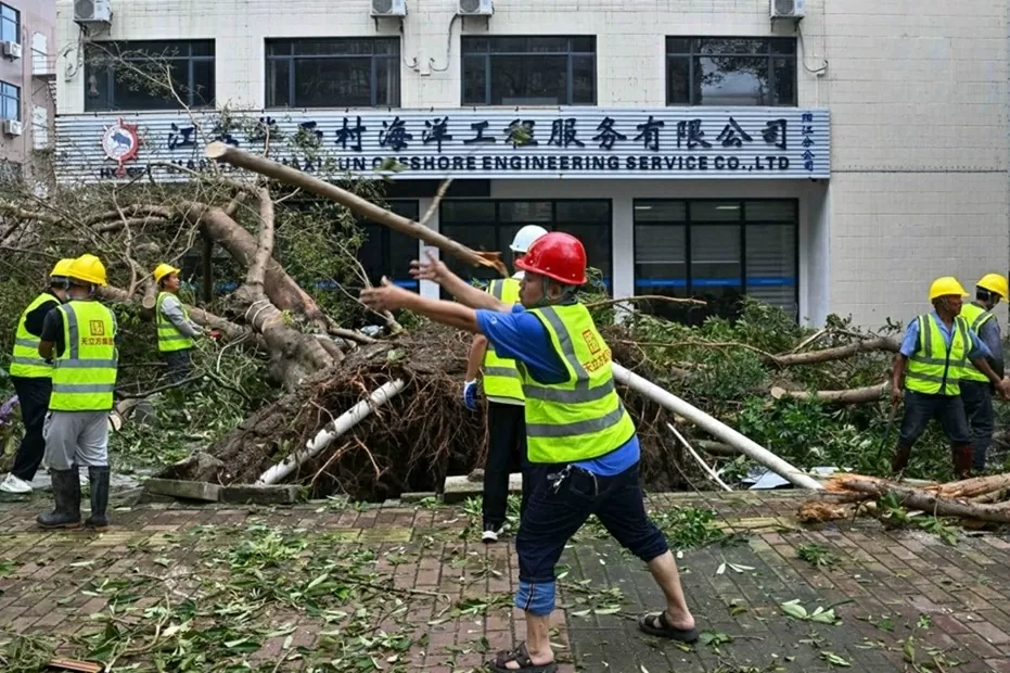 Trung Quốc: Tỉnh Quảng Đông khẩn trương khắc phục hậu quả sau bão Ragasa