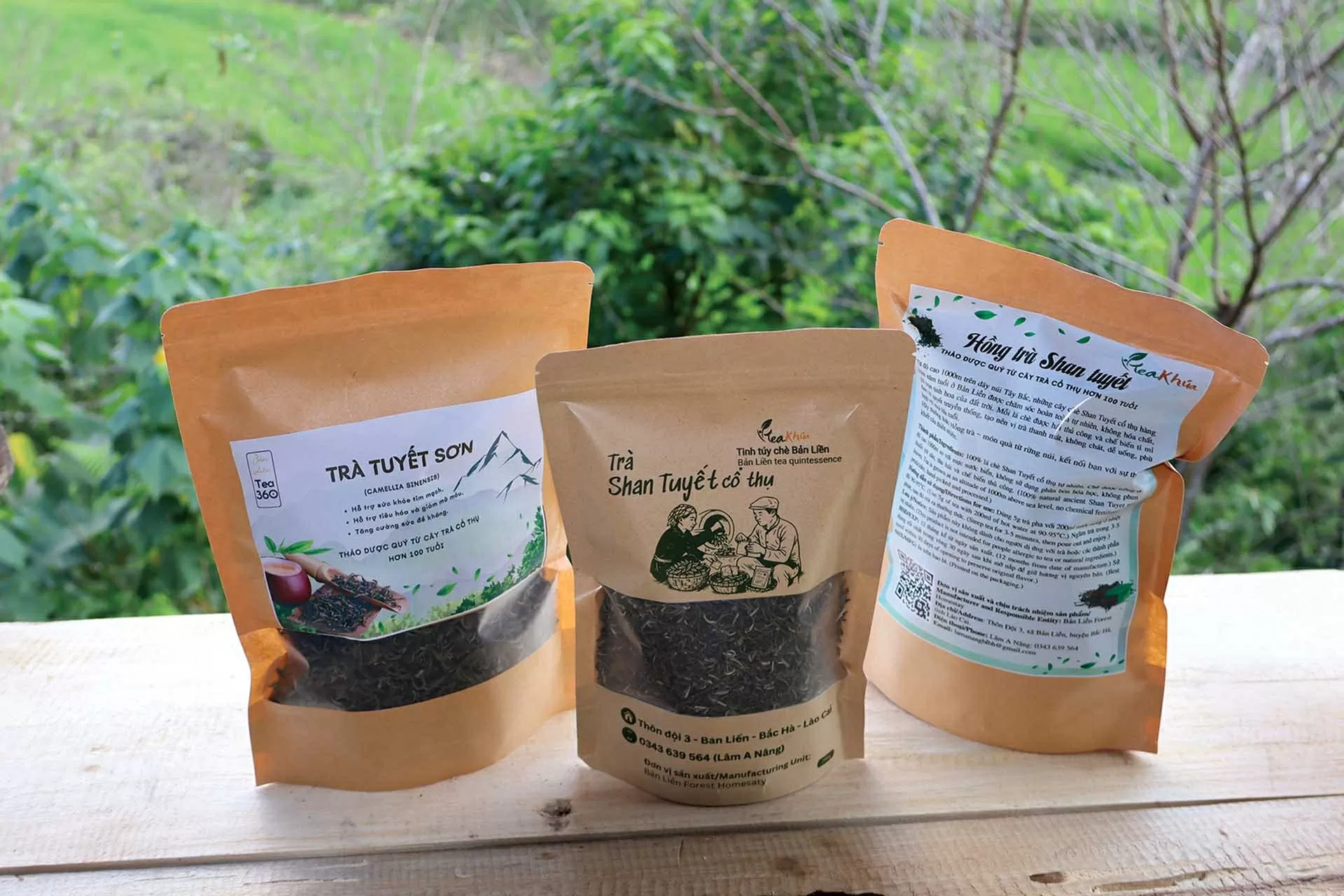 Những sản phẩm của Hợp tác xã chè Bản Liền. Những sản phẩm của Hợp tác xã chè Bản Liền.