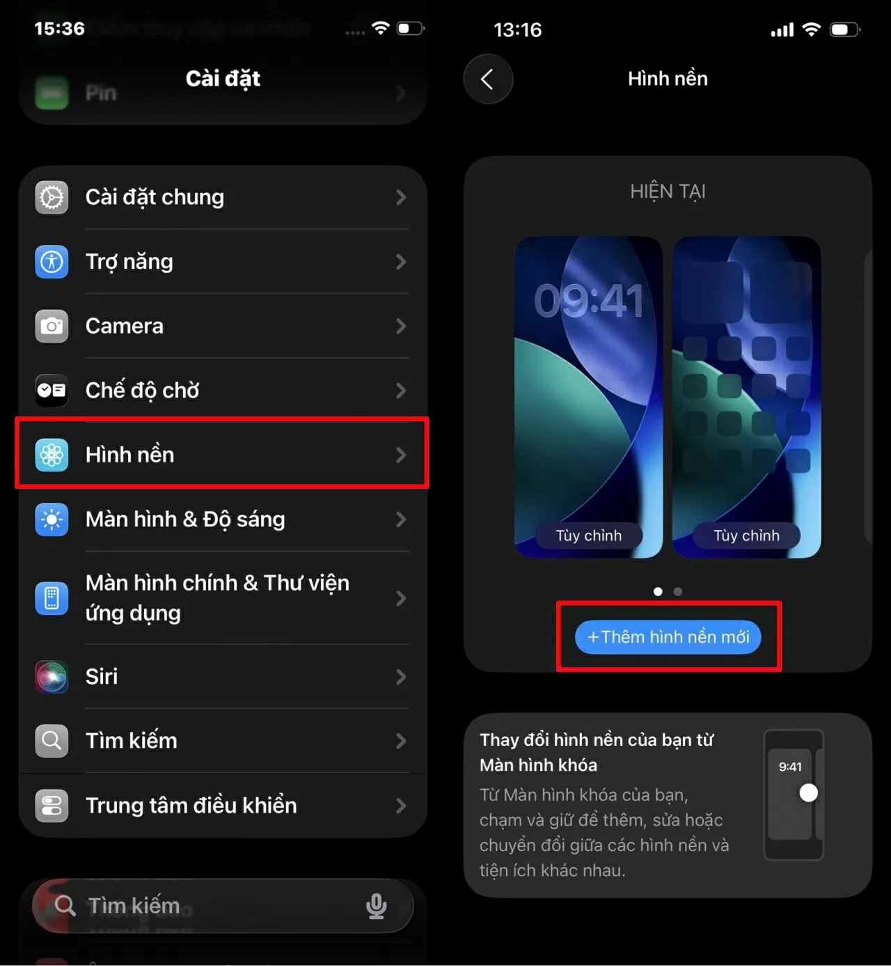 Sau khi tải xong, mở ứng dụng Cài đặt trên iPhone Sau khi tải xong, mở ứng dụng Cài đặt trên iPhone