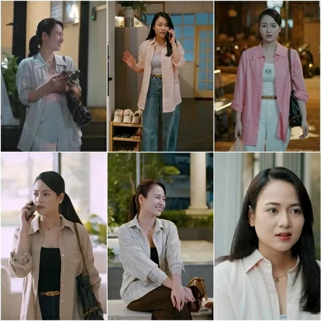Diễn viên Việt Hoa thời trang sơ mi dáng rộng, quần jean năng động trong phim 'Gió ngang khoảng trời xanh' Diễn viên Việt Hoa thời trang sơ mi dáng rộng, quần jean năng động trong phim 'Gió ngang khoảng trời xanh'