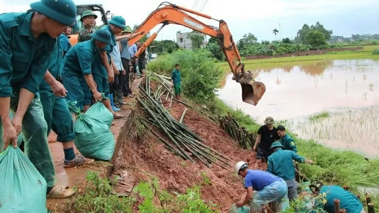 Bắc Ninh: Nhiều xã ngập úng cục bộ, nỗ lực bảo đảm an toàn cho người và tài sản Bắc Ninh: Nhiều xã ngập úng cục bộ, nỗ lực bảo đảm an toàn cho người và tài sản