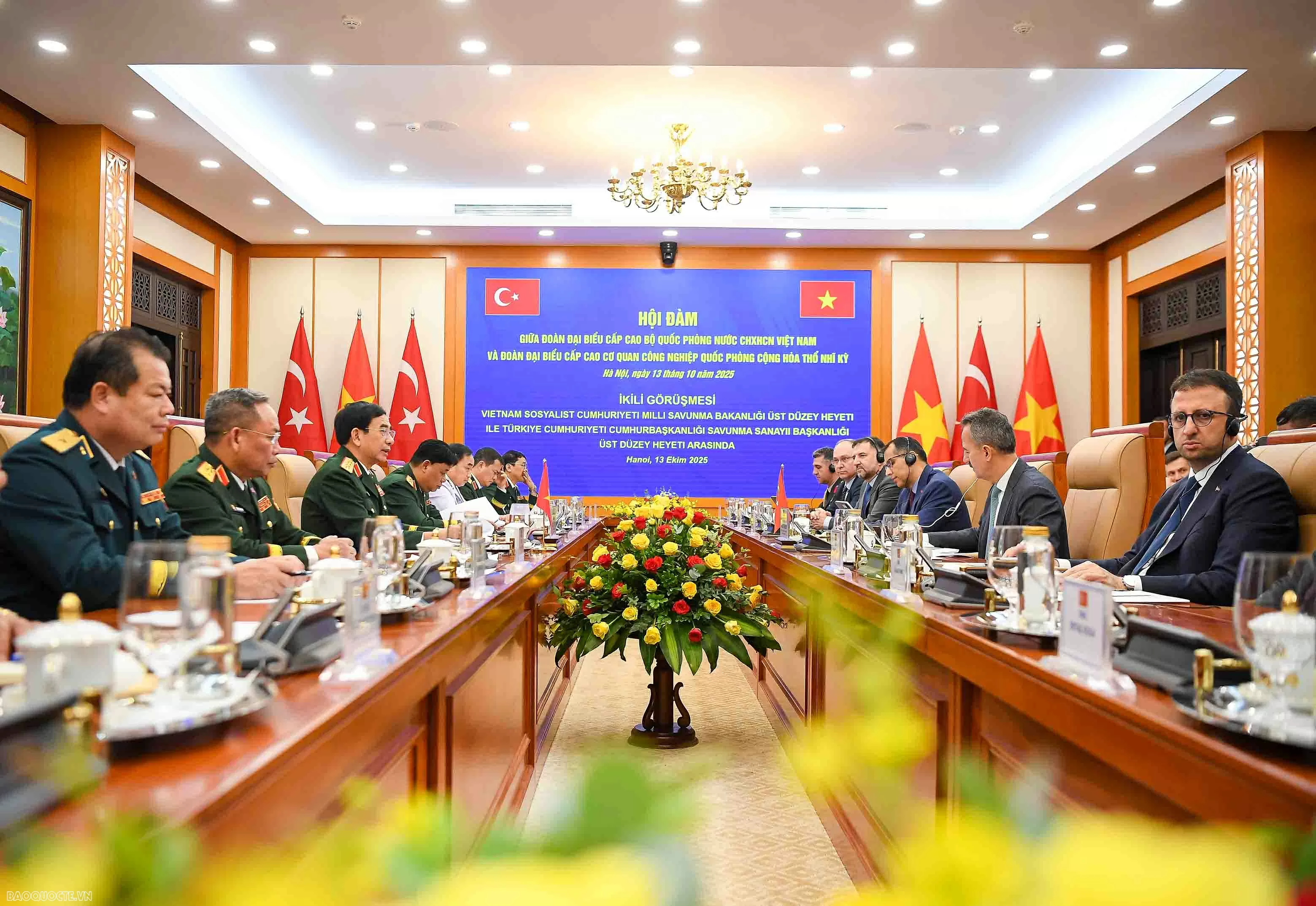 Việt Nam - Thổ Nhĩ Kỳ cam kết tăng cường hợp tác công nghiệp quốc phòng