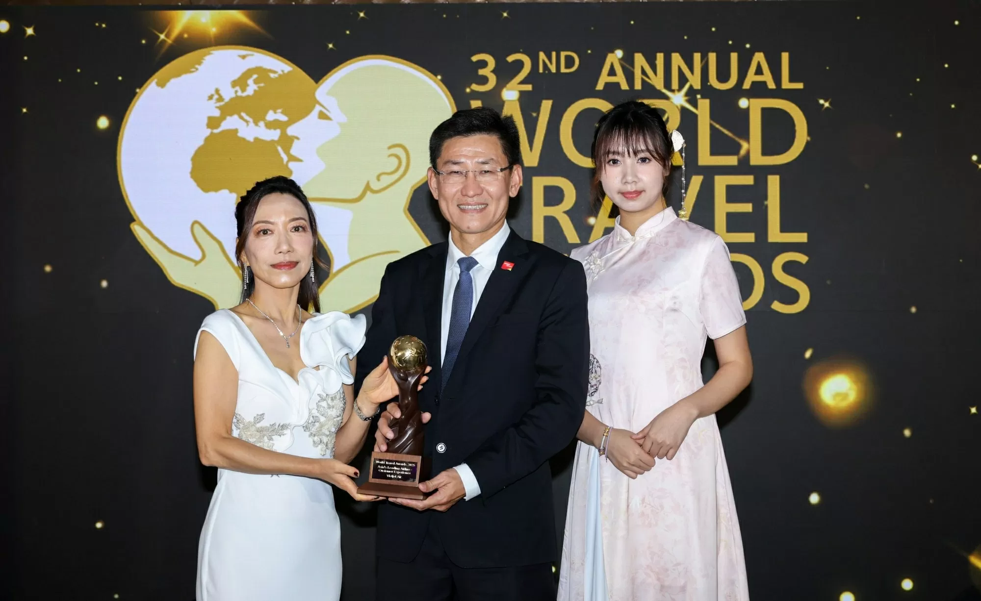 Vietjet tiếp tục là “Hãng hàng không hàng đầu châu Á về trải nghiệm khách hàng” do World Travel Awards trao năm 2025