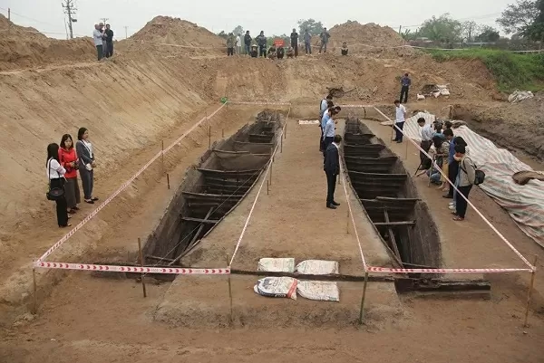 Hé lộ thuyền cổ Bắc Ninh có niên đại vào khoảng 1.600 đến 1.800 năm
