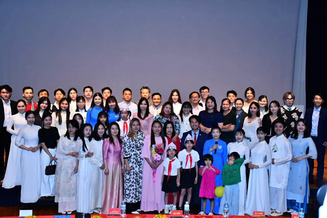 Chương trình ‘Tiếng Mẹ nơi xa’ - Dấu ấn ấm áp lễ kỷ niệm 95 năm thành lập Hội Liên hiệp Phụ nữ Việt Nam tại Kansai, Nhật Bản