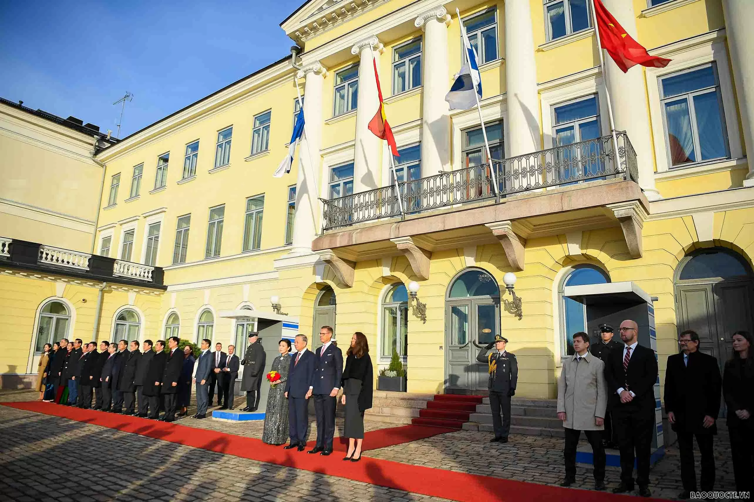 Lễ đón chính thức Tổng Bí thư Tô Lâm và Phu nhân tại Phần Lan Lễ đón chính thức Tổng Bí thư Tô Lâm và Phu nhân tại Phần Lan