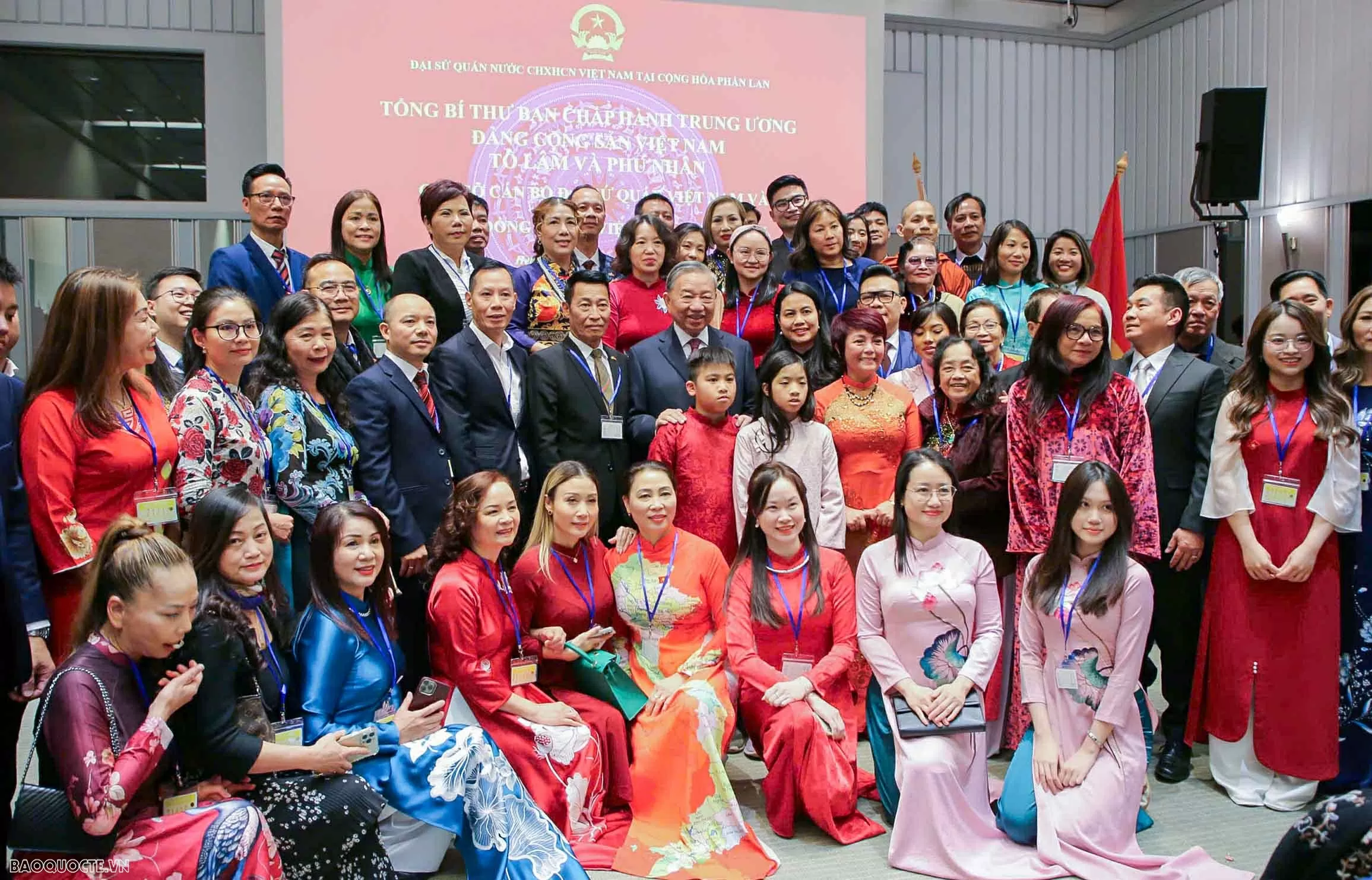 Tổng Bí thư Tô Lâm gặp gỡ cán bộ Đại sứ quán Việt Nam và cộng đồng người Việt tại Bắc Âu