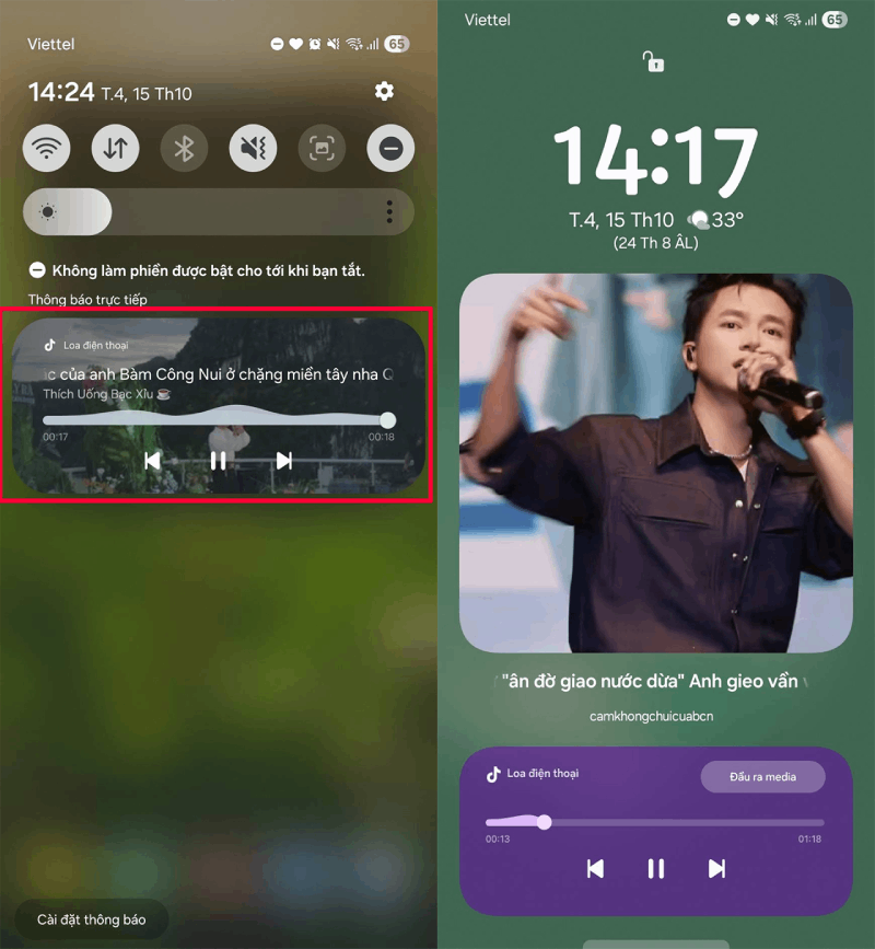Sau khi thực hiện, hãy thử tắt màn hình để kiểm tra