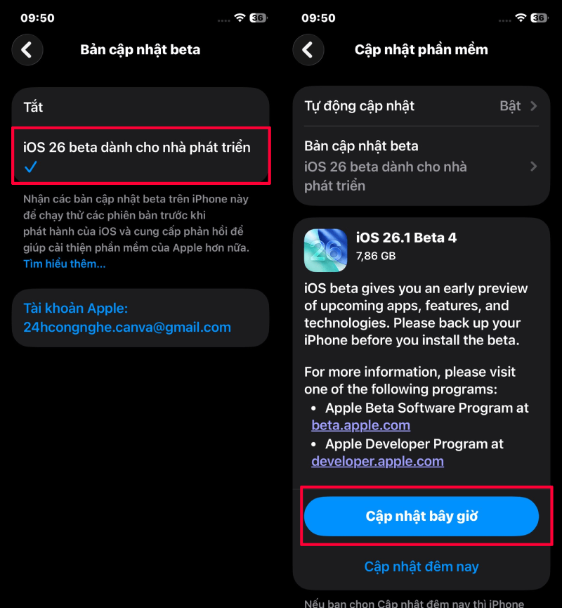 Khi cập nhật xong, iPhone sẽ tự khởi động lại để áp dụng thay đổi.