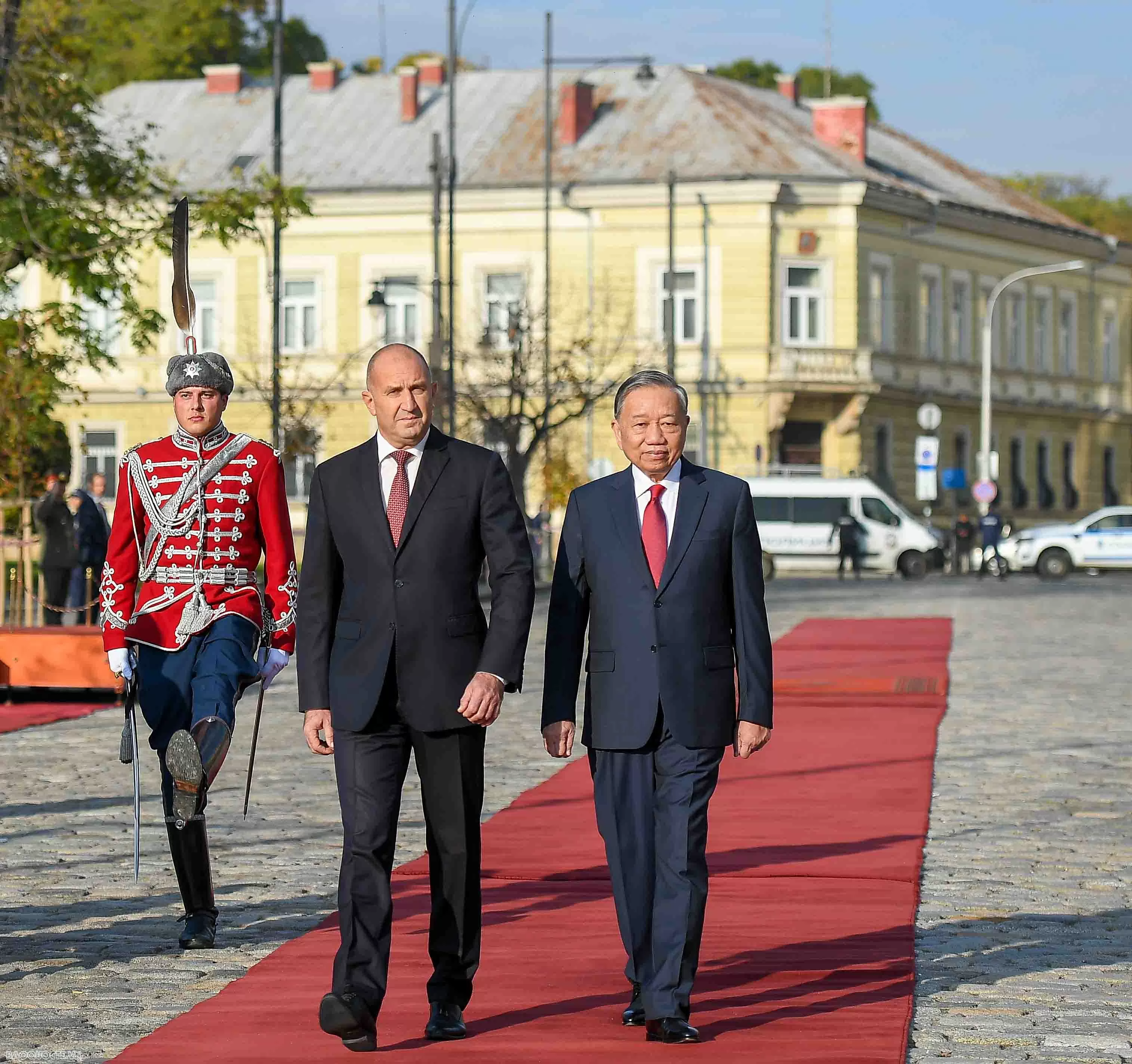 Lễ đón chính thức Tổng Bí thư Tô Lâm và Phu nhân tại Bulgaria
