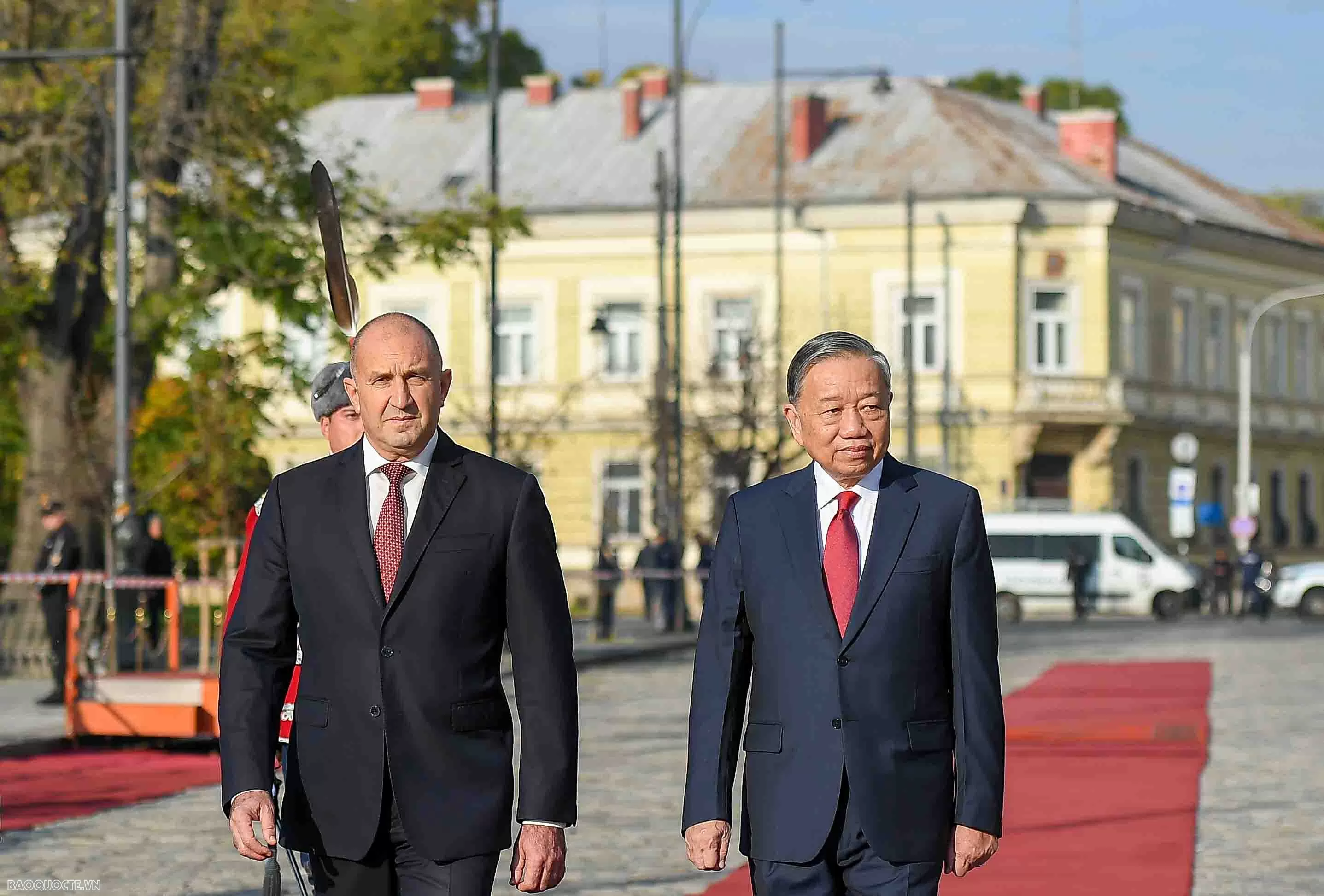 Lễ đón chính thức Tổng Bí thư Tô Lâm và Phu nhân tại Bulgaria