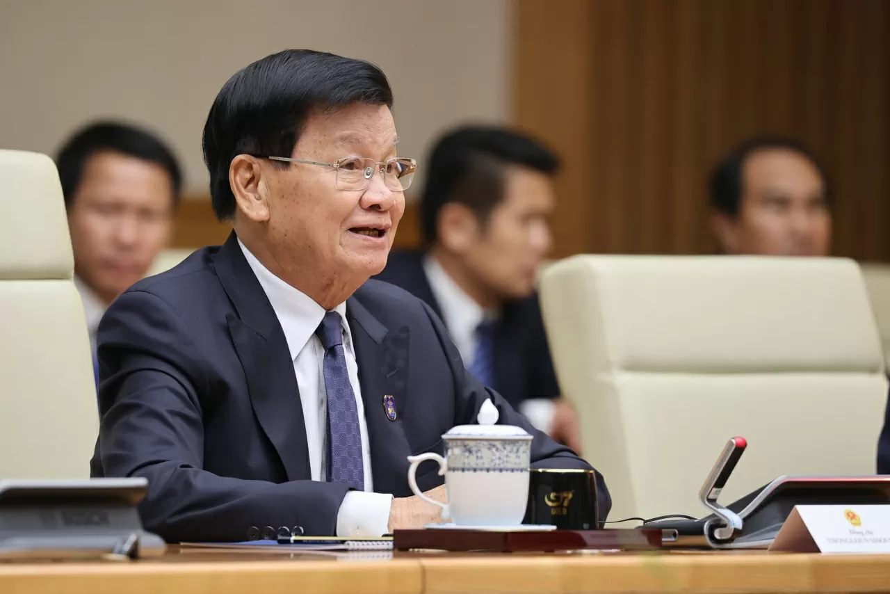 Thủ tướng Chính phủ Phạm Minh Chính tiếp Tổng Bí thư, Chủ tịch nước Lào Thongloun Sisoulith Thủ tướng Chính phủ Phạm Minh Chính tiếp Tổng Bí thư, Chủ tịch nước Lào Thongloun Sisoulith