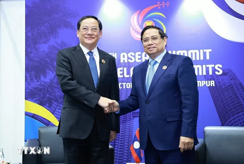 Thủ tướng Phạm Minh Chính tiếp xúc song phương tại Hội nghị Cấp cao ASEAN