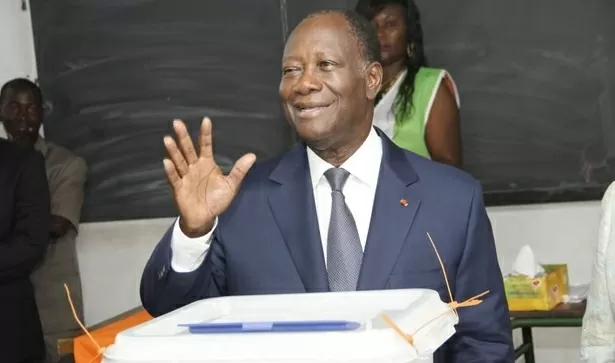 Tổng thống Bờ Biển Ngà Alassane Ouattara tái đắc cử nhiệm kỳ 4. (Nguồn: APA)