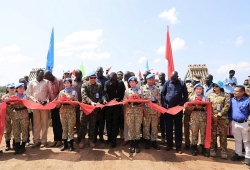 Vietnamese Engineering Team successfully restored a vital bridge in the Abyei area