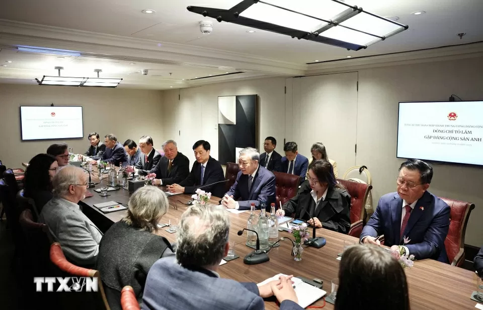 Tổng Bí thư Đảng Cộng sản Anh: Tất cả cộng đồng cộng sản trên thế giới tự hào về những thành tựu của Việt Nam