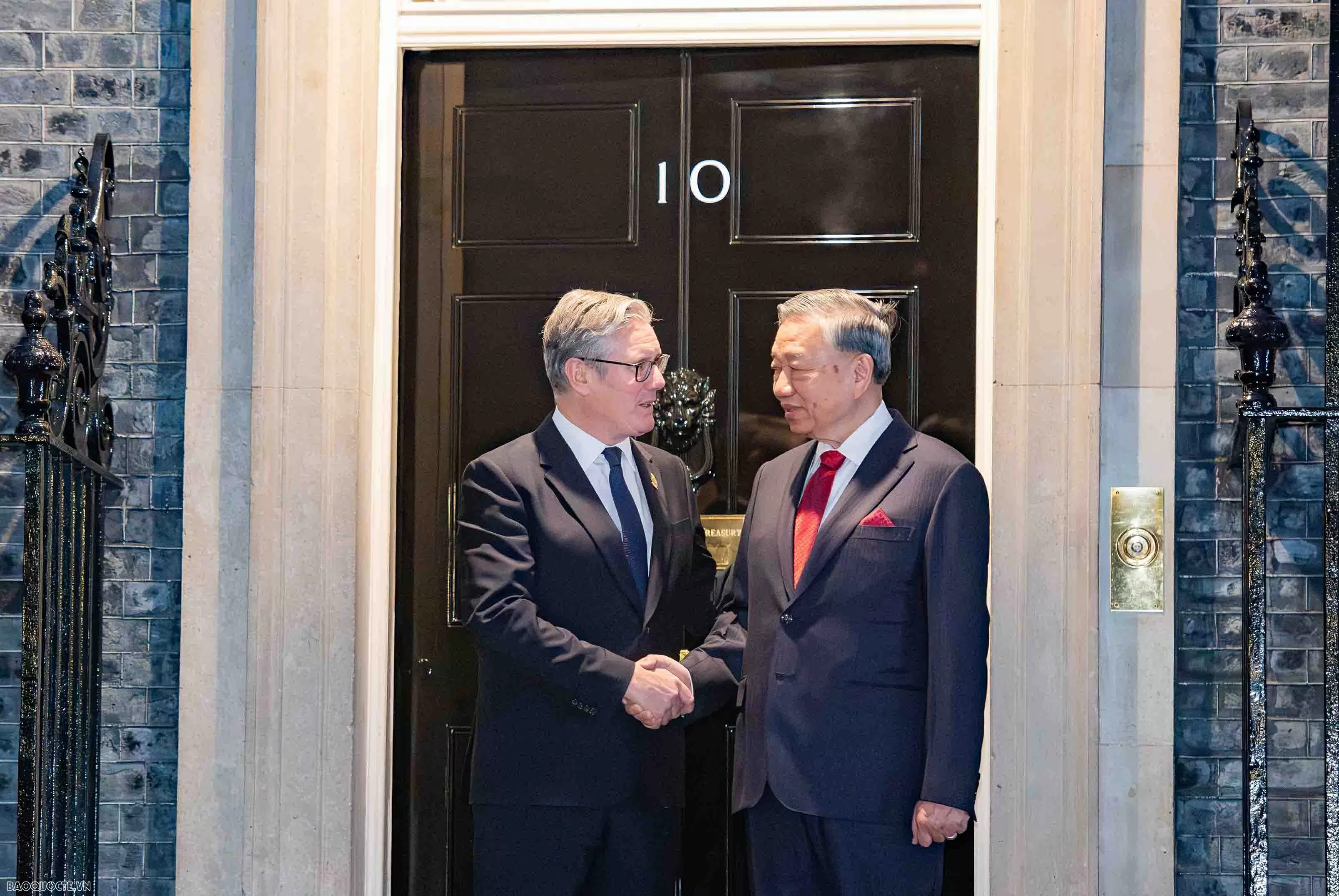 Thủ tướng Anh Keir Starmer đón và hội đàm với Tổng Bí thư Tô Lâm