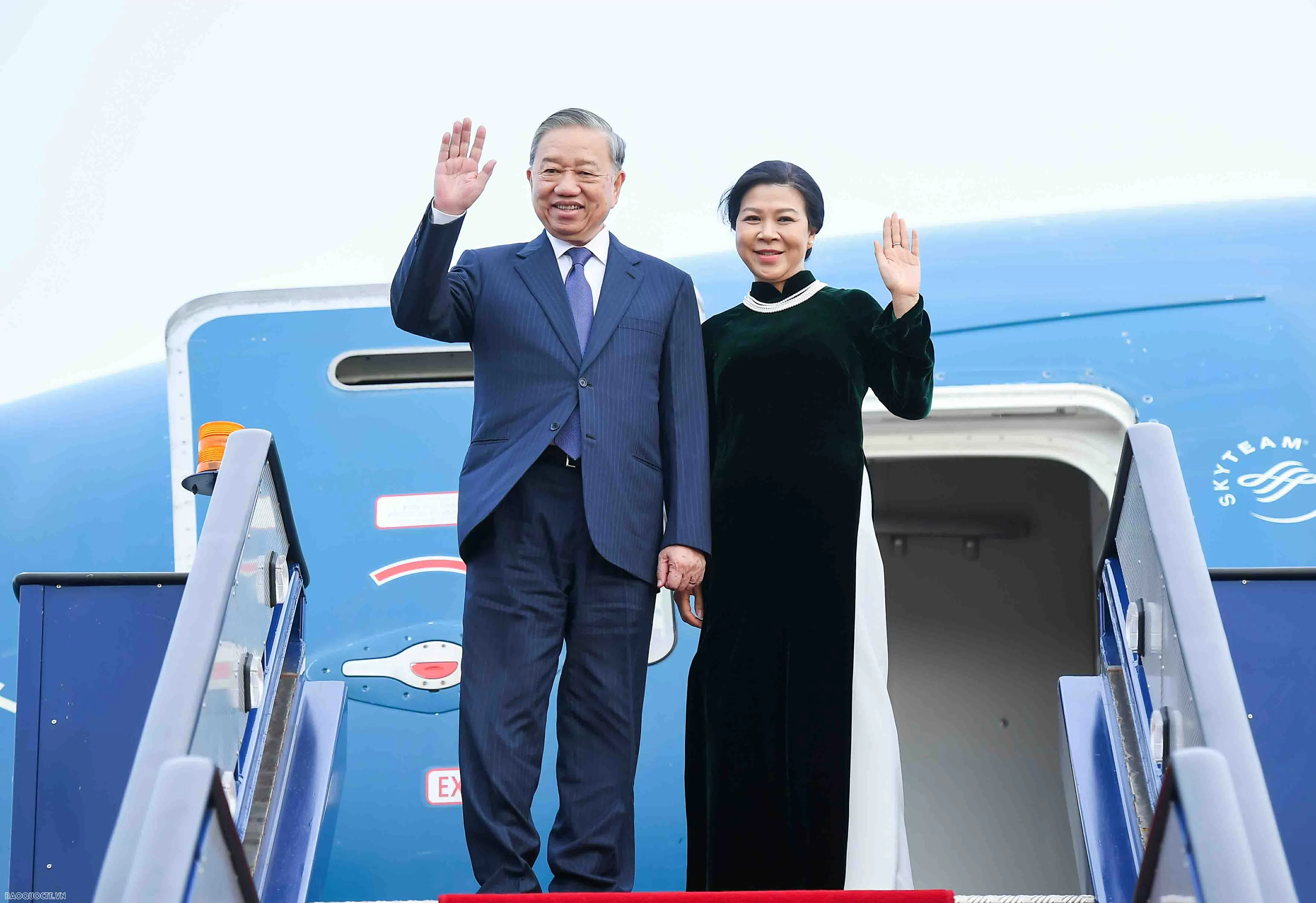 Tổng Bí thư Tô Lâm và Phu nhân rời London, kết thúc tốt đẹp chuyến thăm Anh