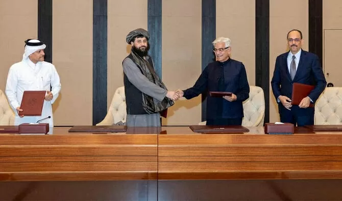 Vượt qua bất đồng, Pakistan và Afghanistan nhất trí kéo dài thỏa thuận ngừng bắn. (Nguồn: Bộ Ngoại giao Qatar) Vượt qua bất đồng, Pakistan và Afghanistan nhất trí kéo dài thỏa thuận ngừng bắn. (Nguồn: Bộ Ngoại giao Qatar)