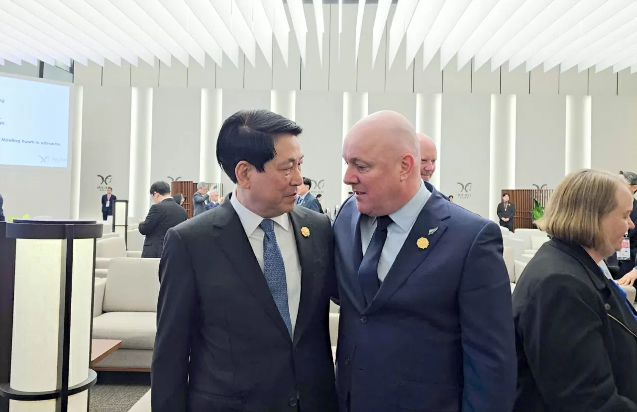 President Luong Cuong meets APEC Leaders in RoK