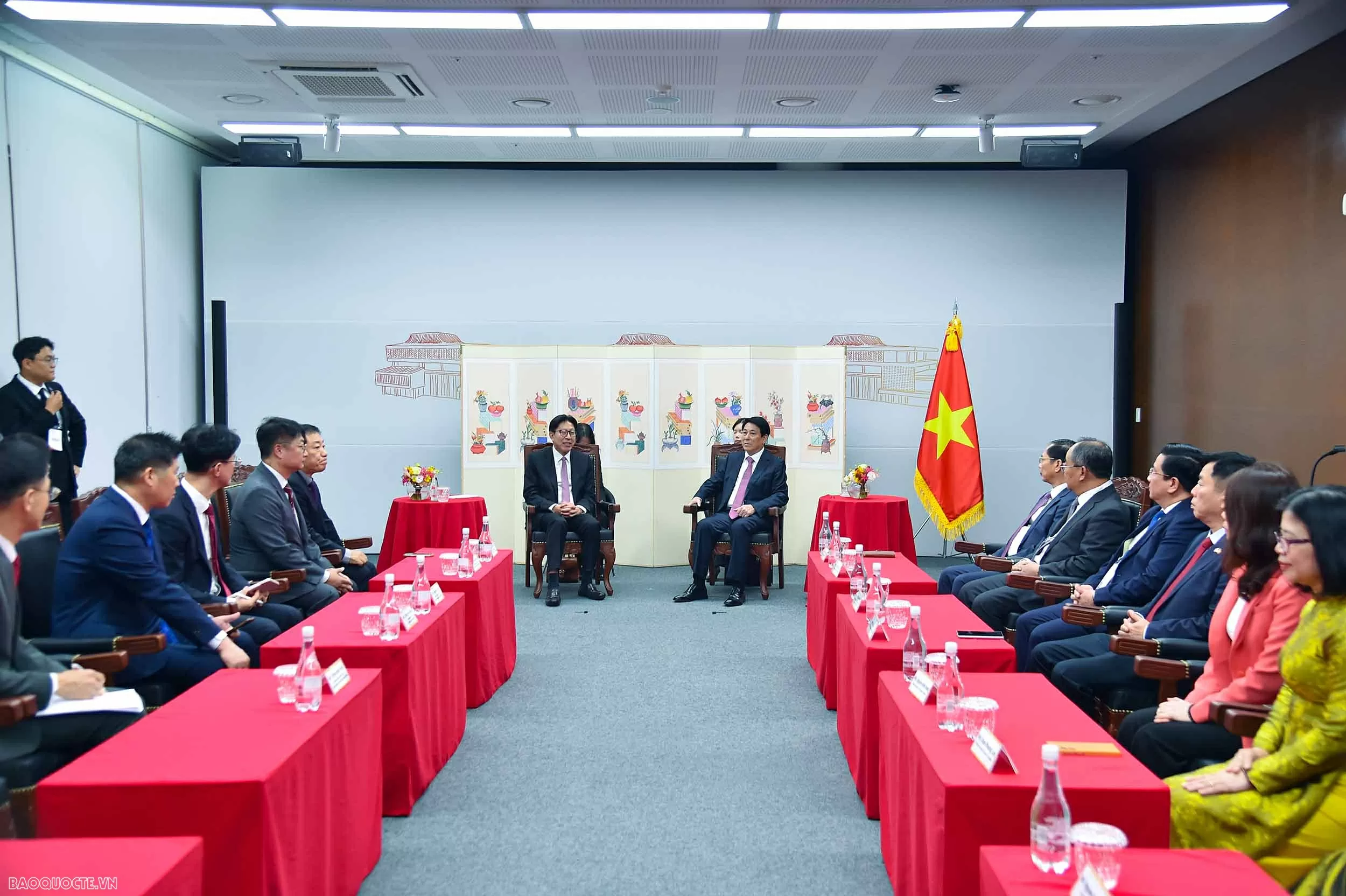 Chủ tịch nước Lương Cường tiếp Thị trưởng Thành phố Busan