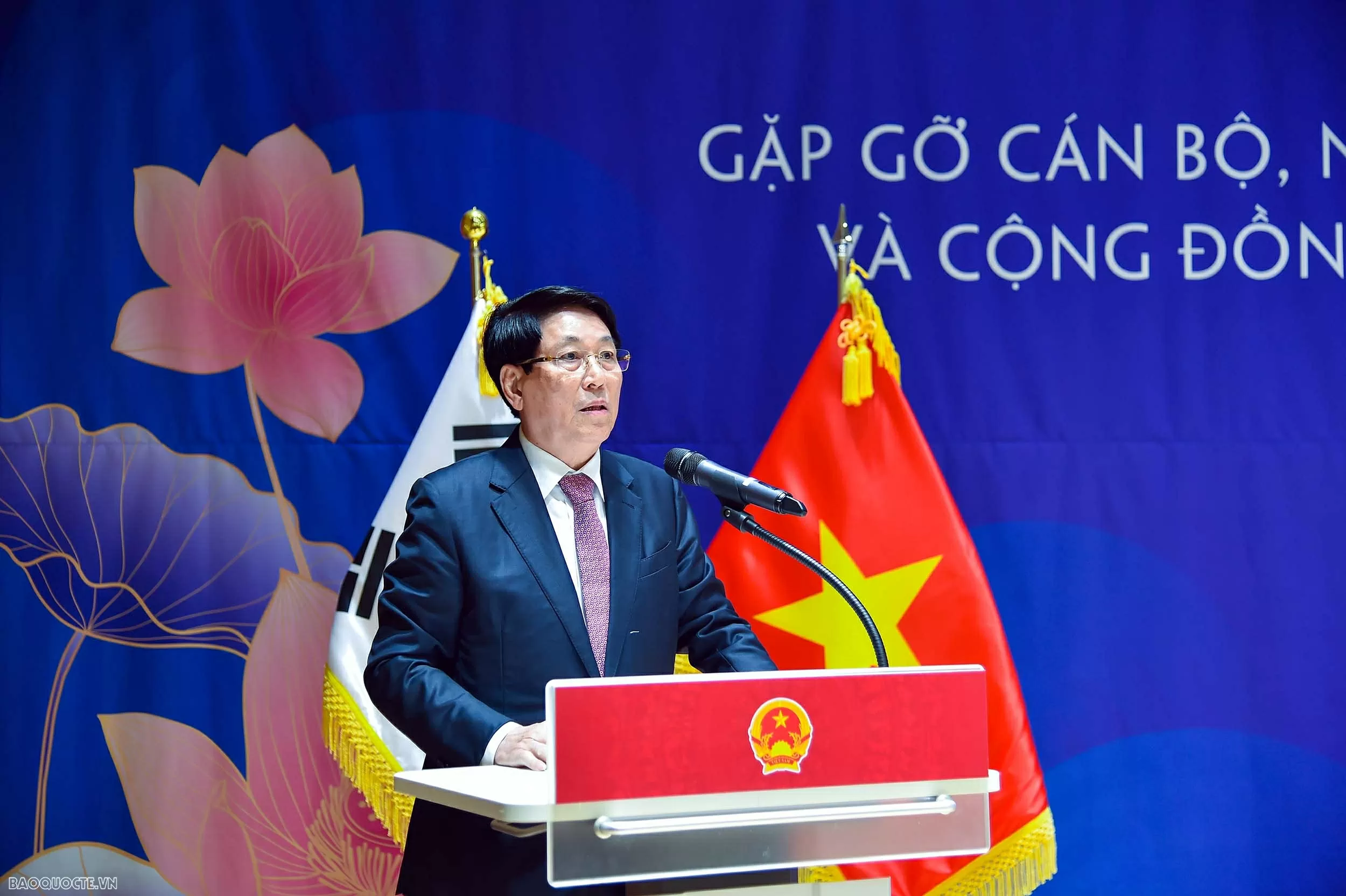 Chủ tịch nước Lương Cường gặp mặt cộng đồng người Việt Nam tại Đông Nam Hàn Quốc