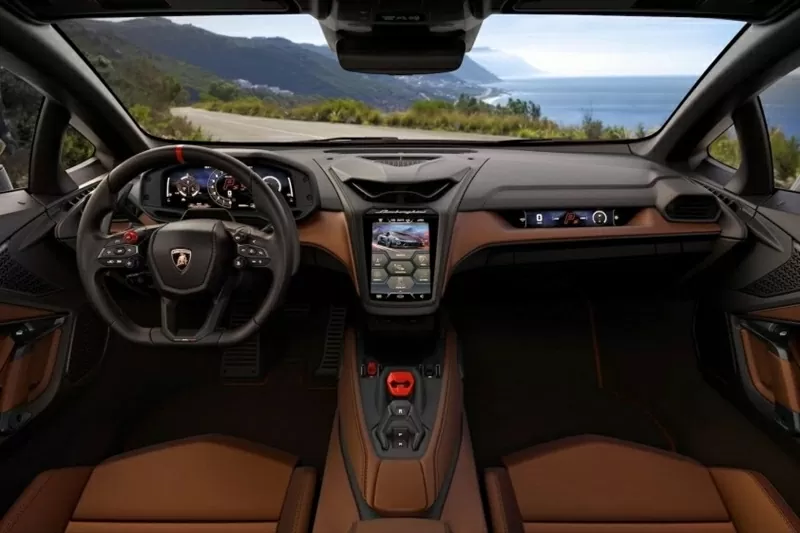 Nội thất của Lamborghini Temerario được thiết kế theo triết lý “như một phi công” (Feel like a pilot).