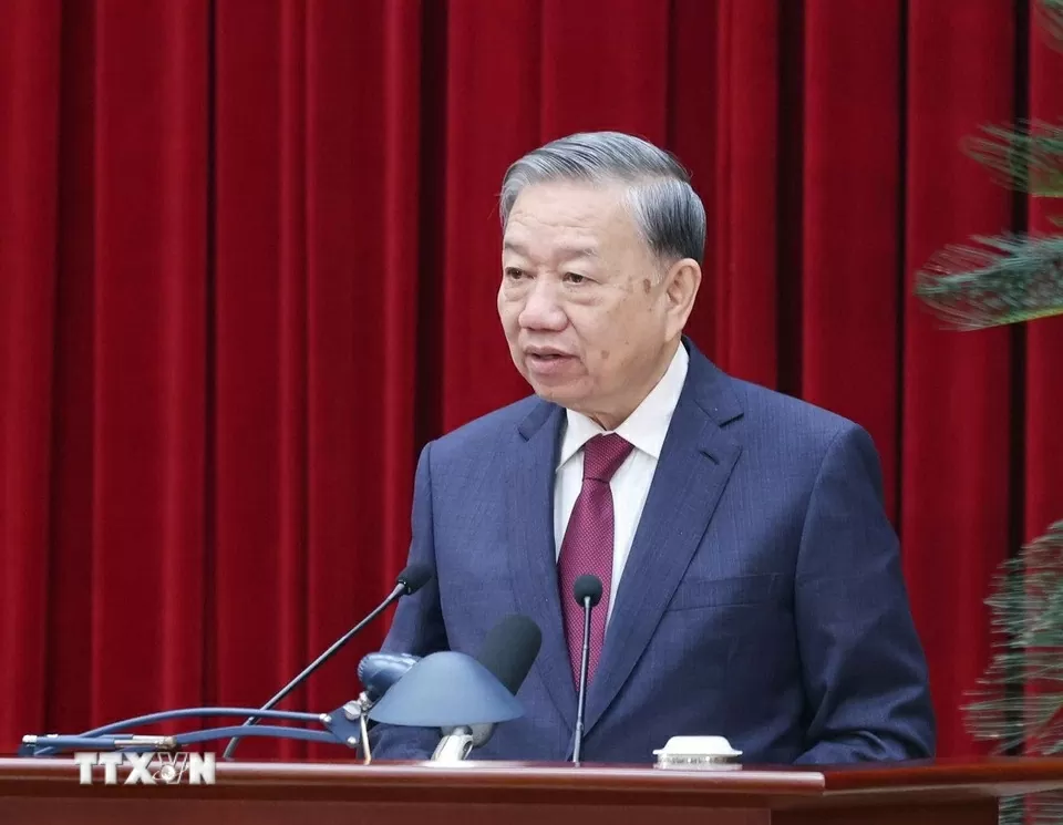 Toàn văn phát biểu của Tổng Bí thư Tô Lâm tại bế mạc Hội nghị lần thứ 14 Toàn văn phát biểu của Tổng Bí thư Tô Lâm tại bế mạc Hội nghị lần thứ 14