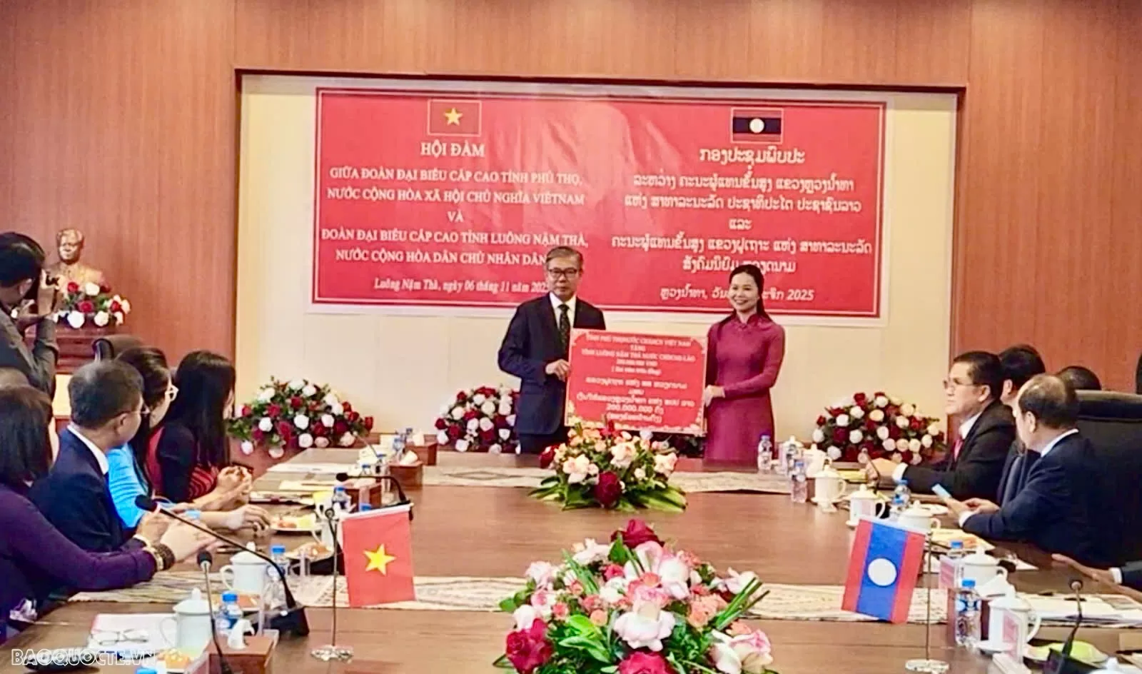 Khánh thành Tòa nhà điều trị đặc biệt tại Luang Namtha, Lào do Phú Thọ tài trợ Khánh thành Tòa nhà điều trị đặc biệt tại Luang Namtha, Lào do Phú Thọ tài trợ