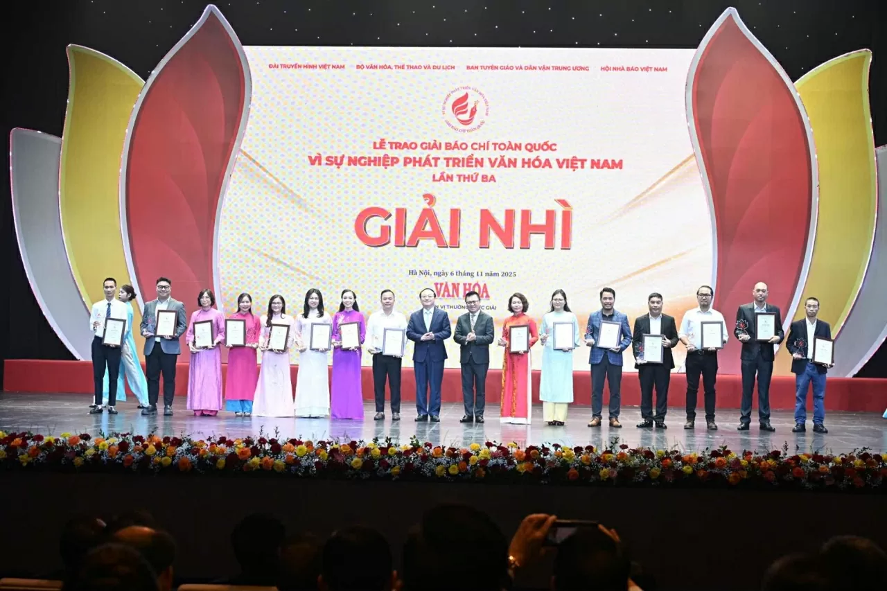 Báo Thế giới và Việt Nam đoạt giải Ba Giải báo chí toàn quốc 'Vì sự nghiệp phát triển Văn hóa Việt Nam' 2025 Báo Thế giới và Việt Nam đoạt giải Ba Giải báo chí toàn quốc 'Vì sự nghiệp phát triển Văn hóa Việt Nam' năm 2025