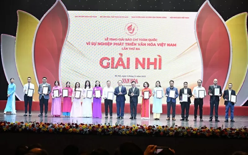 Lễ trao giải Báo chí toàn quốc ‘Vì sự nghiệp phát triển Văn hóa Việt Nam’ lần thứ III năm 2025