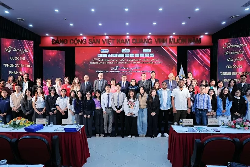 Trao giải Cuộc thi Phóng viên trẻ Pháp ngữ 2025